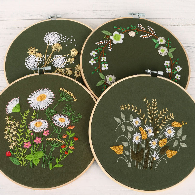 Botanical Bliss Embroidery Kit: Embark On A Natural Crafting Journey