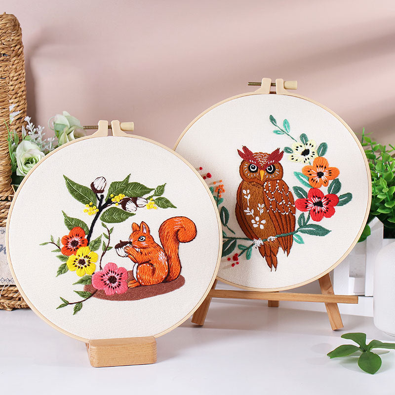 Forest Friends - Themed DIY Embroidery Kits