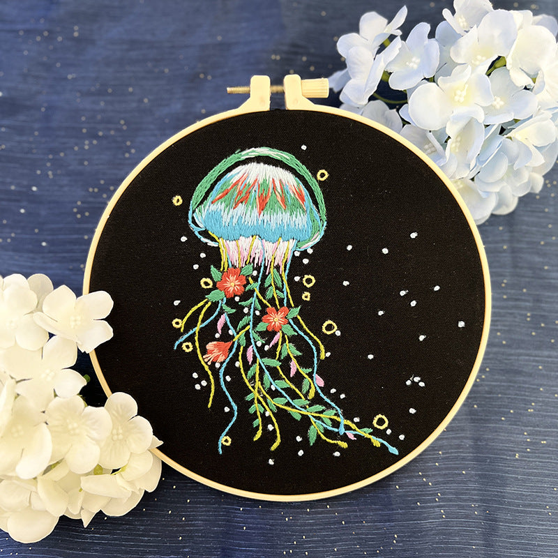 Ocean Jellyfish - Themed DIY Embroidery Kits