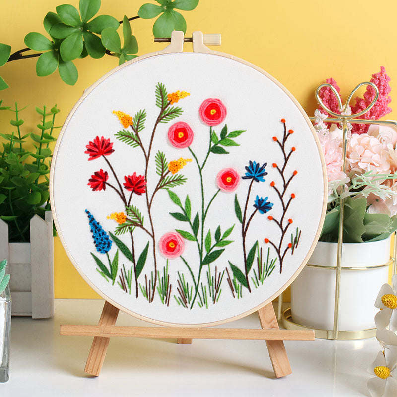 Blossoming Garden Embroidery Kit Series