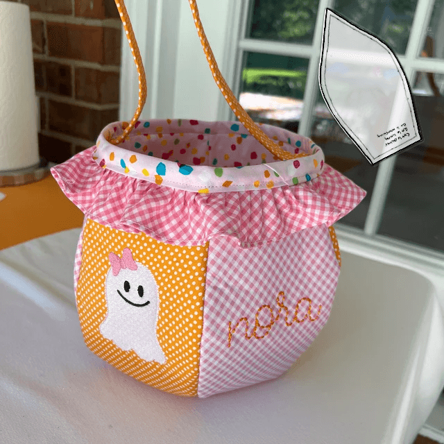 Halloween Trick or Treat Basket Template Set - With Instructions