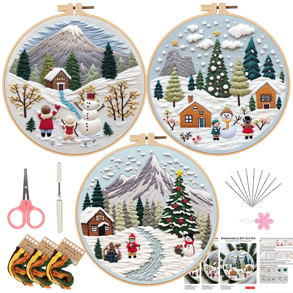 Winter Wonderland - Themed DIY Embroidery Kits