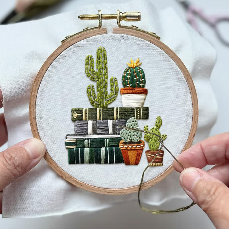 Rubbyoo Embroidery Kit - Book Lovers Gift