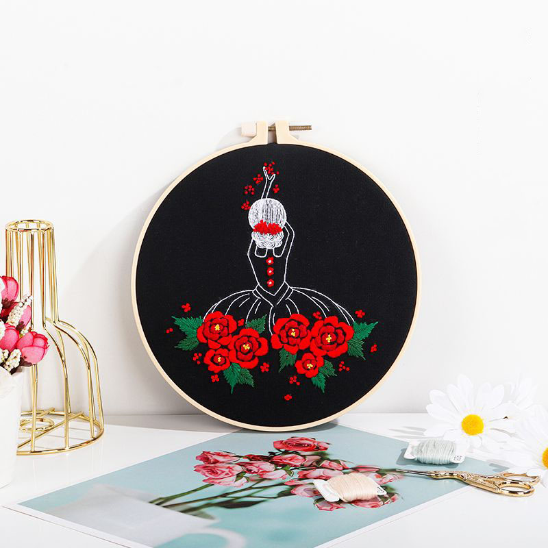 Blooming Dance Stitchwork - Themed DIY Embroidery Kits