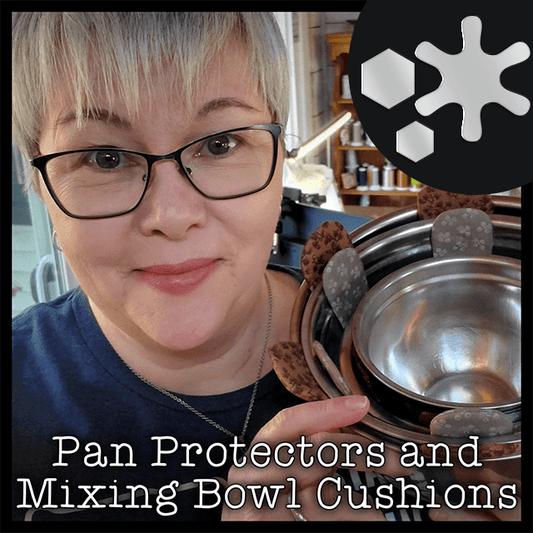 Pan Protector & Bowl Cushion Sewing Template Ruler - With Instructions