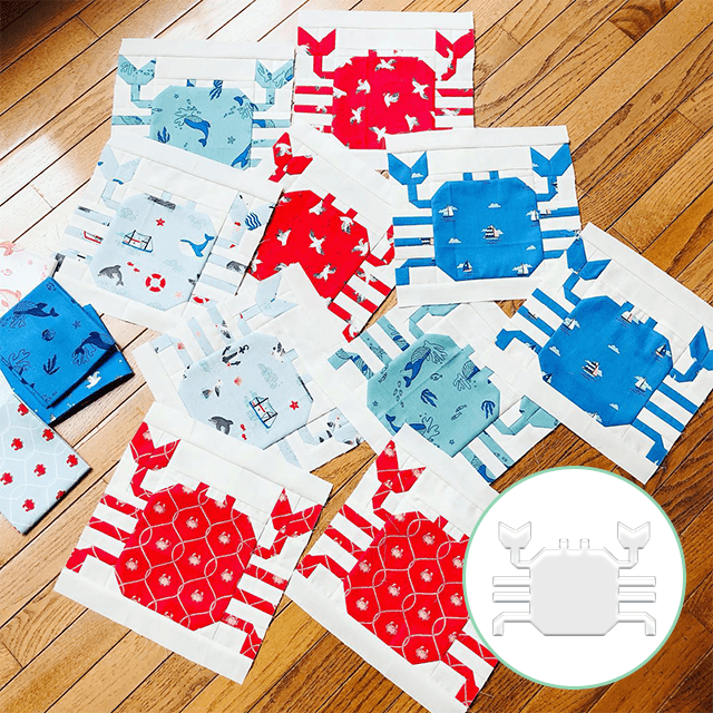 Feeling Crabby Quilt Patterns Ruler - With Instructions