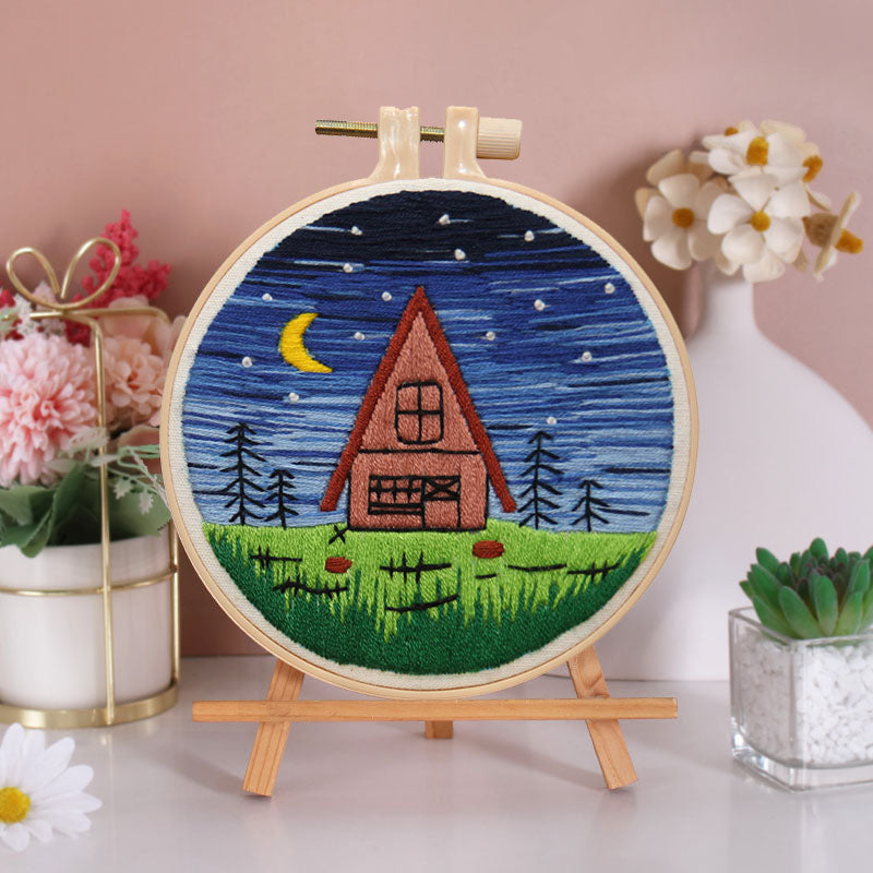 Scenic Landscape Embroidery Kit Embroidery Kit