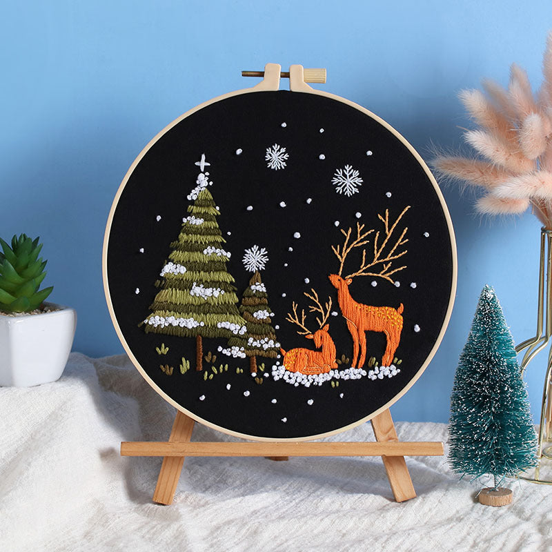 Winter Night - Themed DIY Embroidery Kits