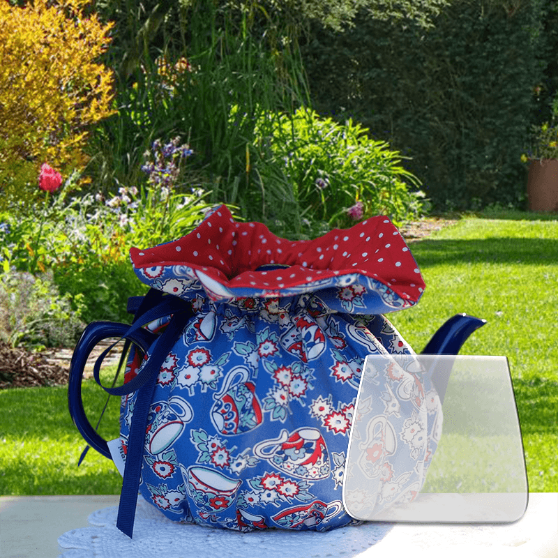 DIY Teapot Cozy Kit (Template + Fabric)- With Instructions