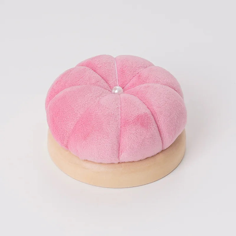 Wooden Pumpkin Pin Cushion