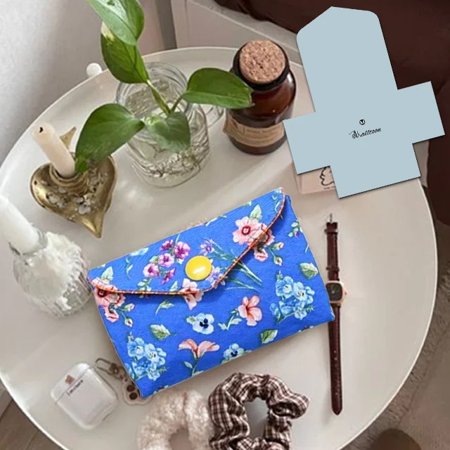 Easy and Fast Sewing Cute Coin Purse —With Tutorial+Template