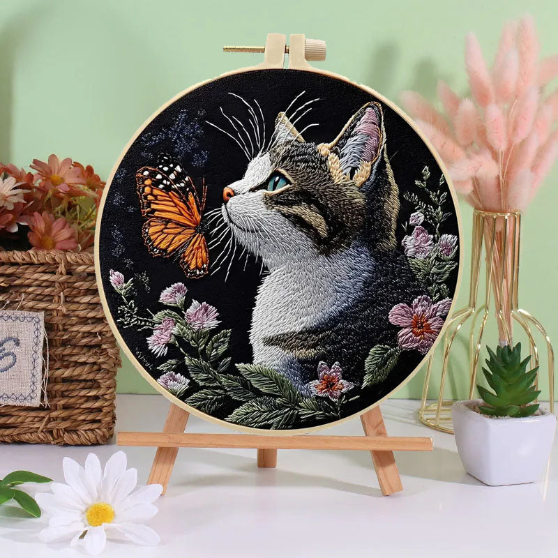 Feline Fantasy Embroidery Kit