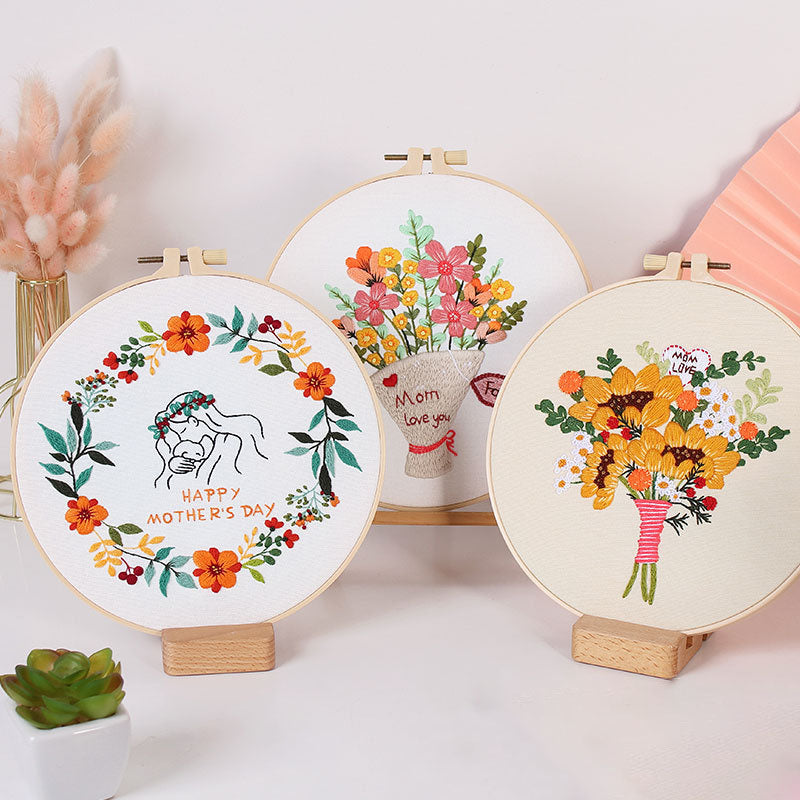 Mother's Day - Themed DIY Embroidery Kits