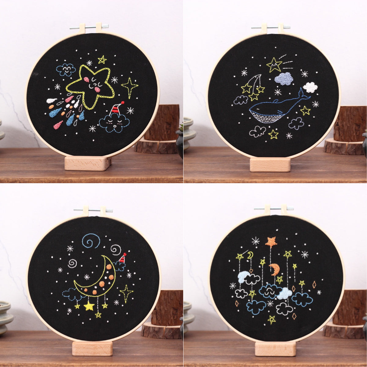 Starry sky fun -Themed DIY Embroidery Kits