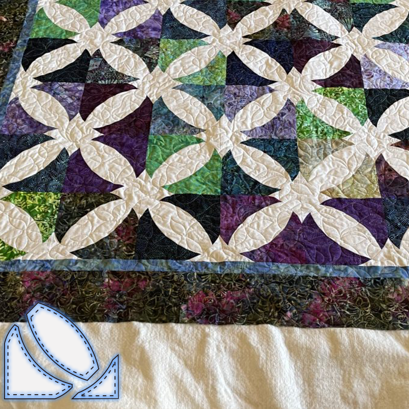 Victor's Bouquet Quilt Template Set- With Instructions