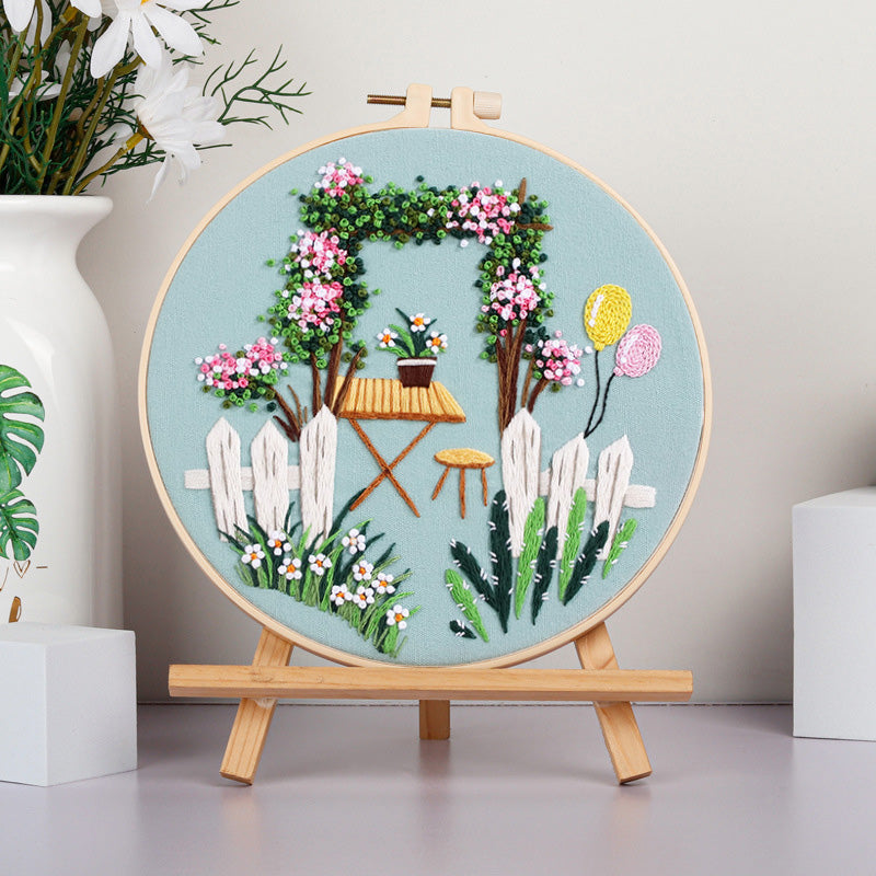 Courtyard Dreams Embroidery Kit Series