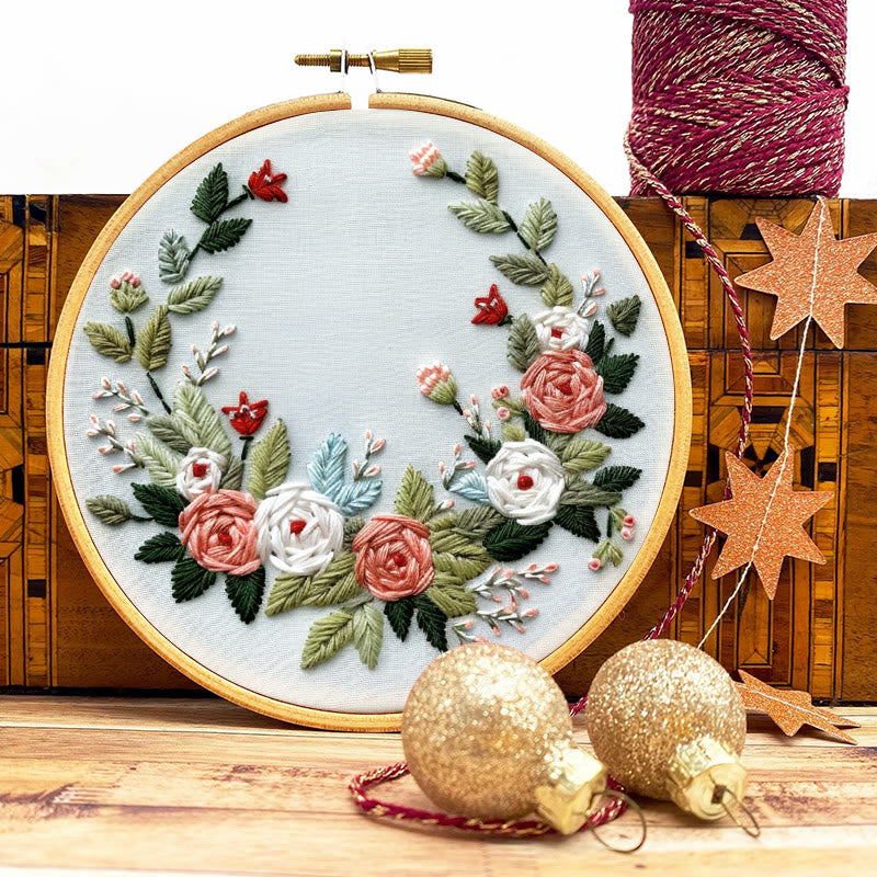 Rubbyoo Embroidery Kit- Christmas Winter Garland