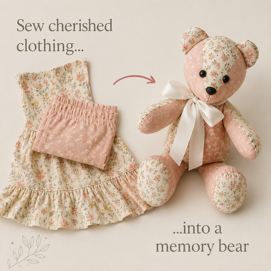 🔥50% OFF Limited Time Offer - Keepsakes made from family clothing - Acrylic Sewing Template (With Tutorial)