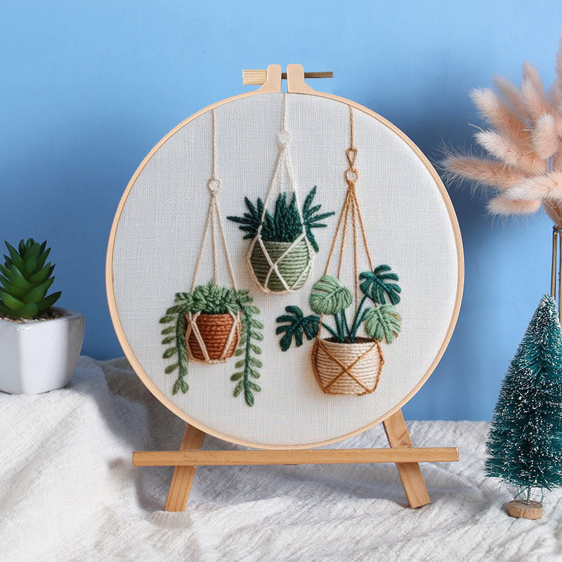 Botanical Home Embroidery Kit