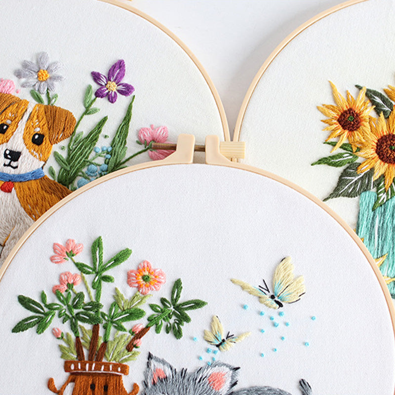 Puppy Love Embroidery Kit: Embark on an Adorable Stitching Journey