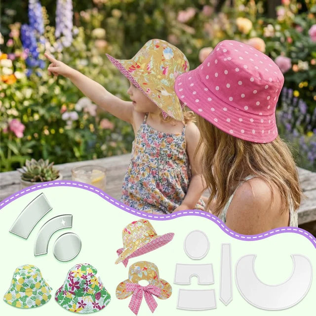 🌞50% OFF Summer Special Offer - Bow Sunhat Template Cutting Ruler Set-With Instructions