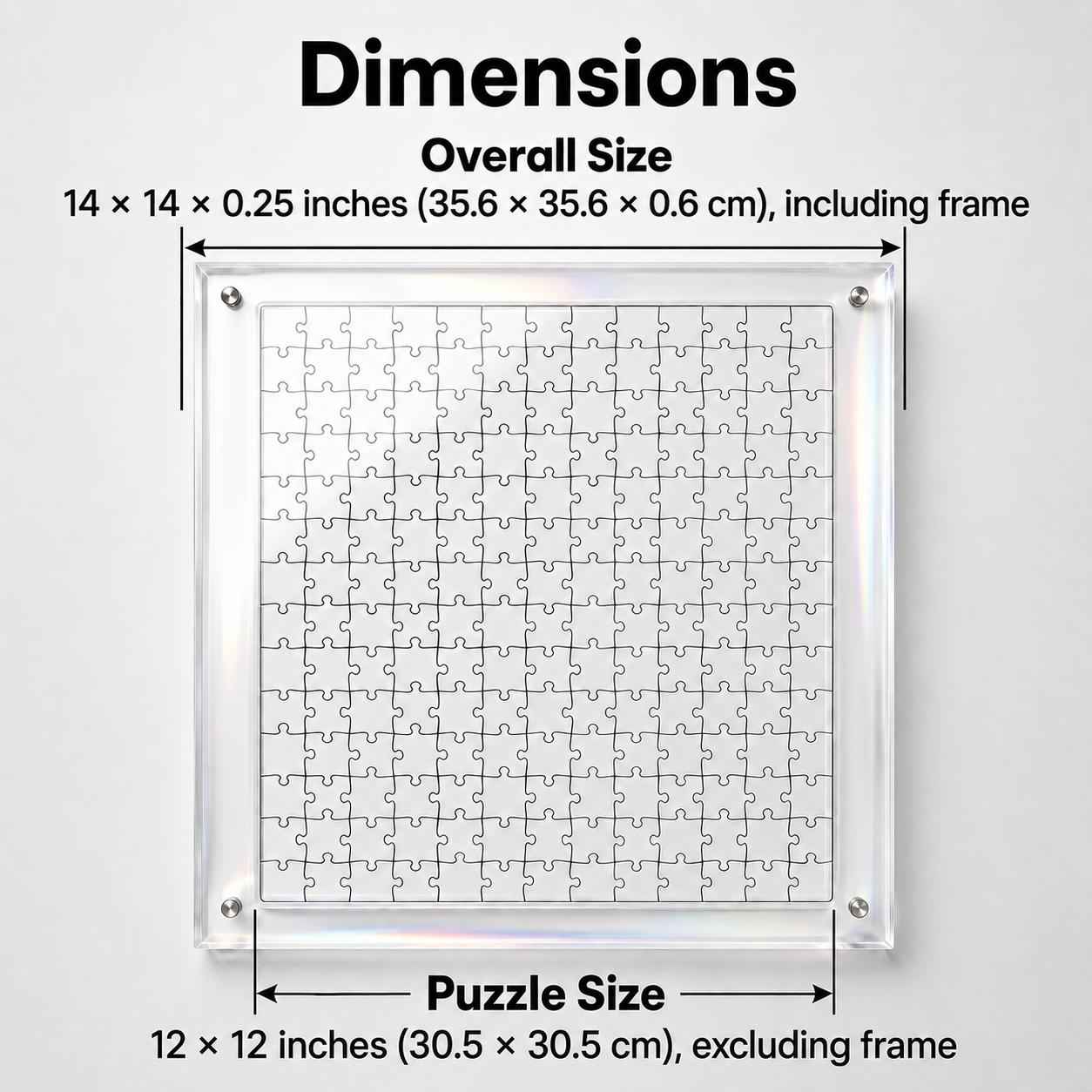 Hangable Acrylic Puzzle | Hexillusion