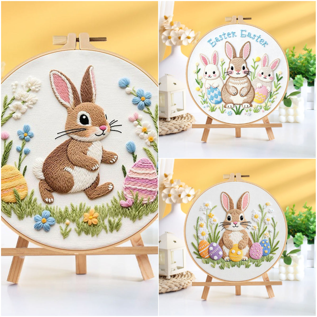 Easter Bunny - Themed DIY Embroidery Kits
