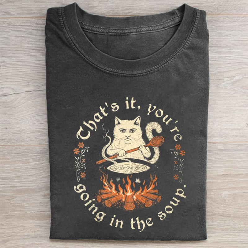 Weird Medieval Cat T-shirt