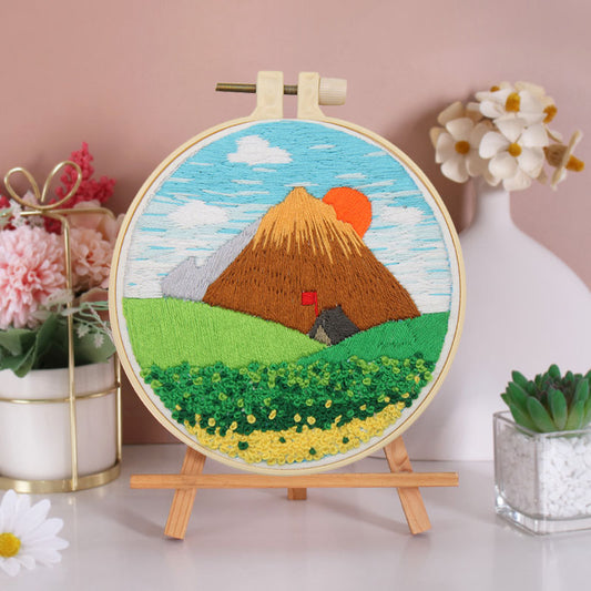 Scenic Landscape Embroidery Kit Embroidery Kit