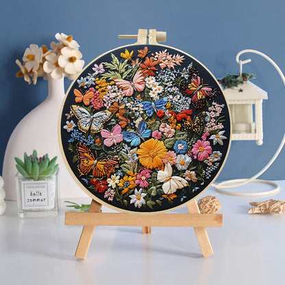 Butterfly Bloom Embroidery Kit