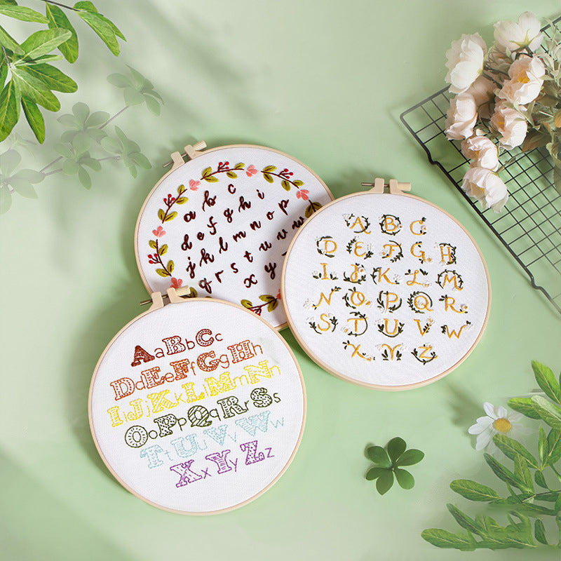 Embroidery A-Z Stitches Learner Kits for Beginner