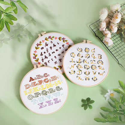 Embroidery A-Z Stitches Learner Kits for Beginner