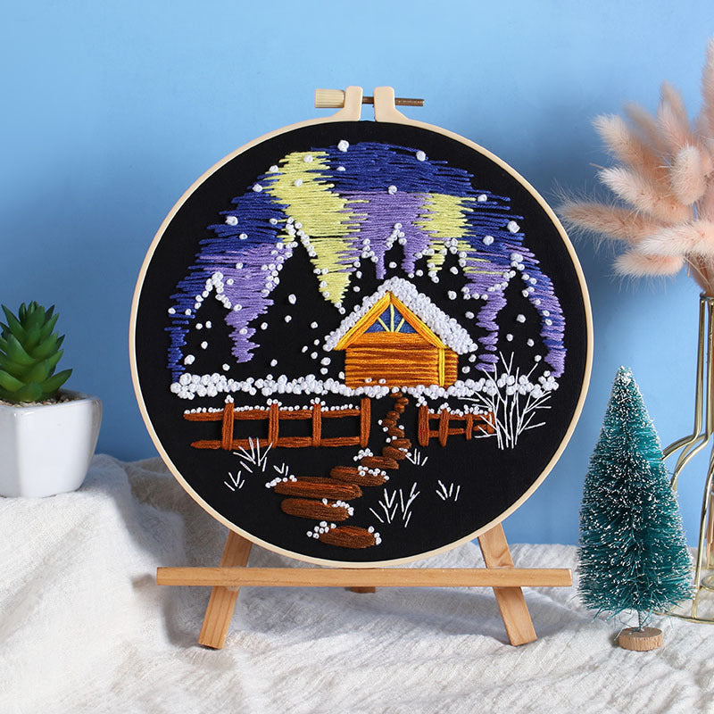 Winter Night - Themed DIY Embroidery Kits
