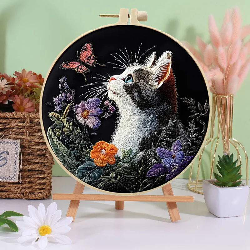 Feline Fantasy Embroidery Kit