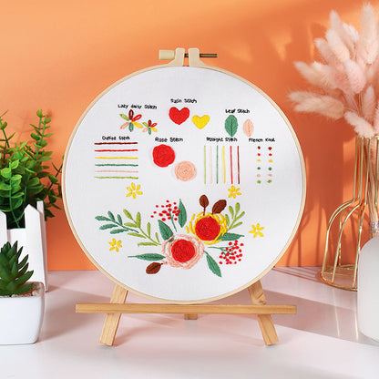 Beginner Stitch Practice Embroidery Kit