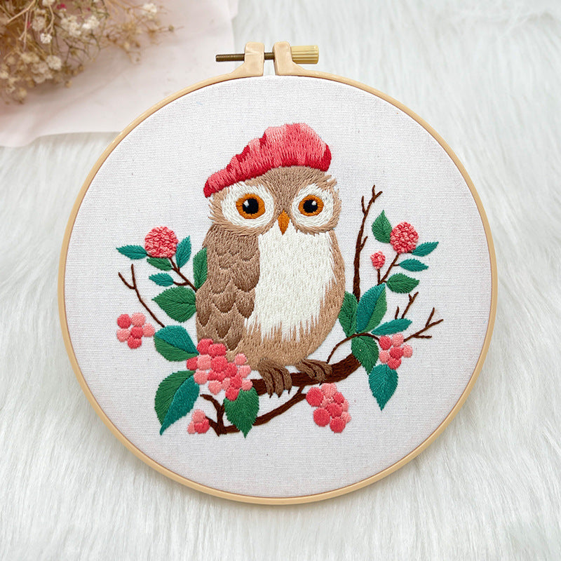 Whimsical Owl - Themed DIY Embroidery Kits