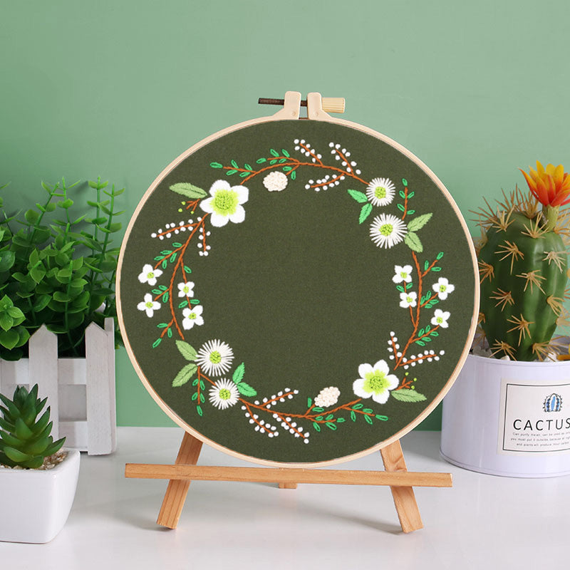 Botanical Bliss Embroidery Kit: Embark On A Natural Crafting Journey