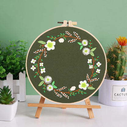 Botanical Bliss Embroidery Kit: Embark On A Natural Crafting Journey