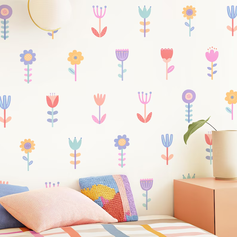20 Sheets/Set Reusable and Removable Wall Stickers - Home Decoration