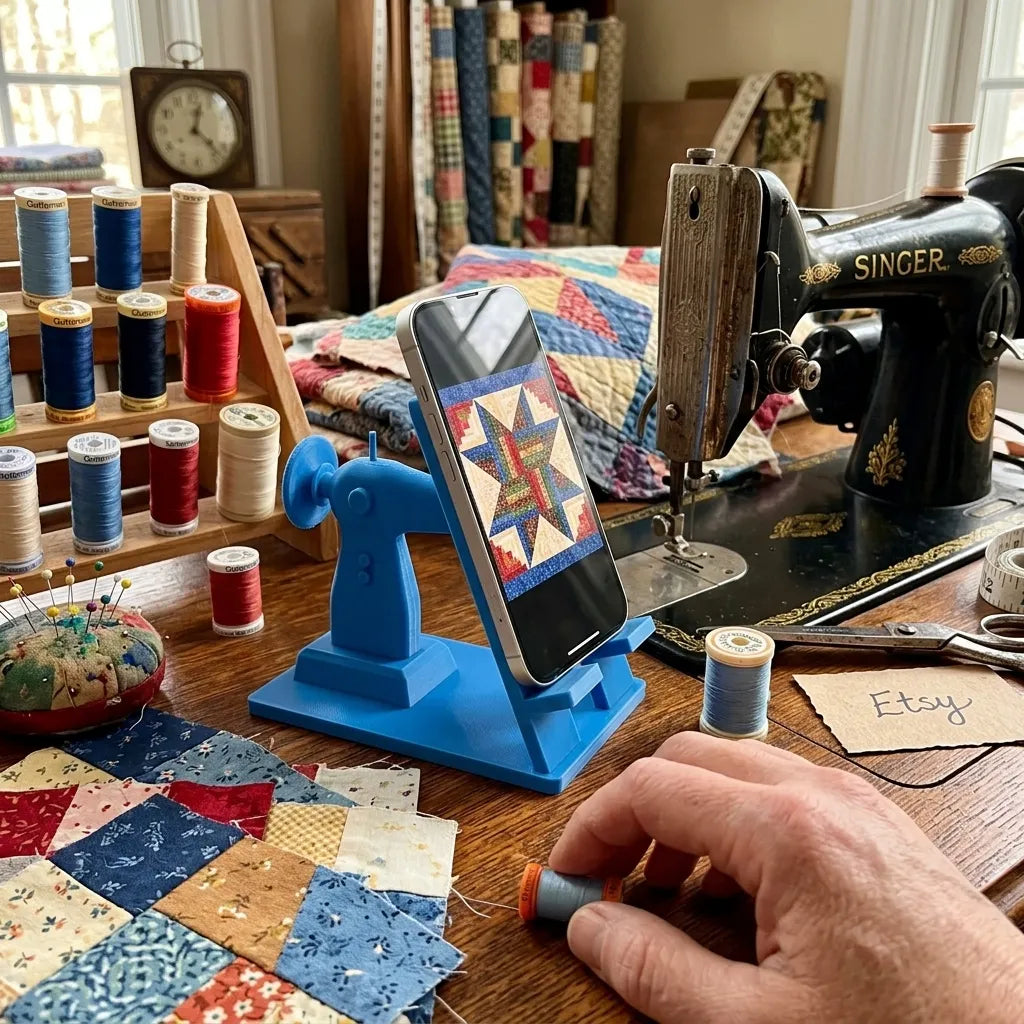 Sewing Machine Phone Stand