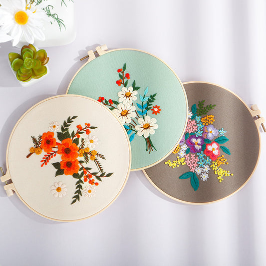 Blooming Botanicals Embroidery Kit: A Tribute to Nature’s Grace