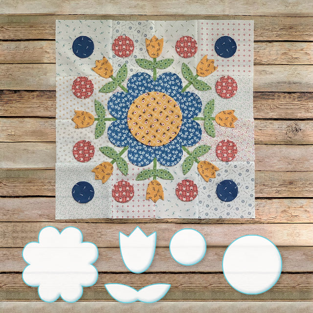 Prairie Meadow Sew Template Set - (With Instructions)