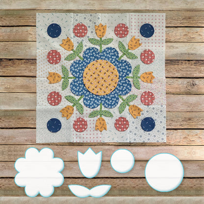 Prairie Meadow Sew Template Set - (With Instructions)