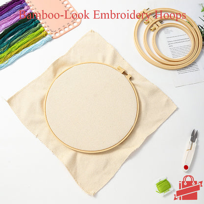 Bamboo-Look Embroidery Hoops: Blend of Tradition and Modernity