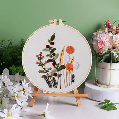 Blooming Harmony Embroidery Kit: Embark on a Vibrant Crafting Journey