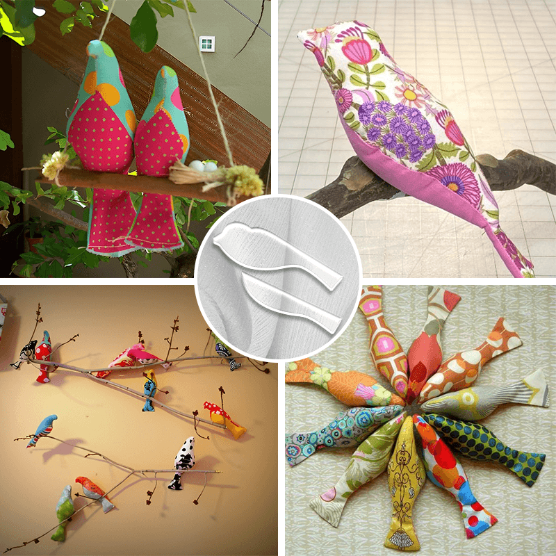 Fabric Bird template-With Instructions