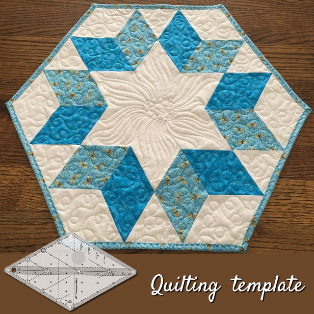 60 Degree Diamond Mini Ruler- With Instructions