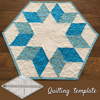 60 Degree Diamond Mini Ruler- With Instructions