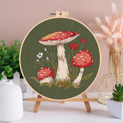 Forest Mushroom - Themed DIY Embroidery Kits