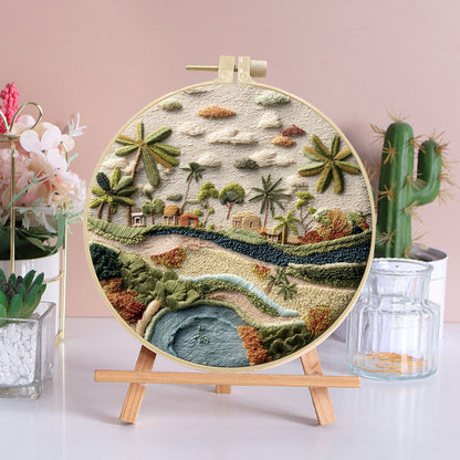 Tropical Vista Embroidery Kit